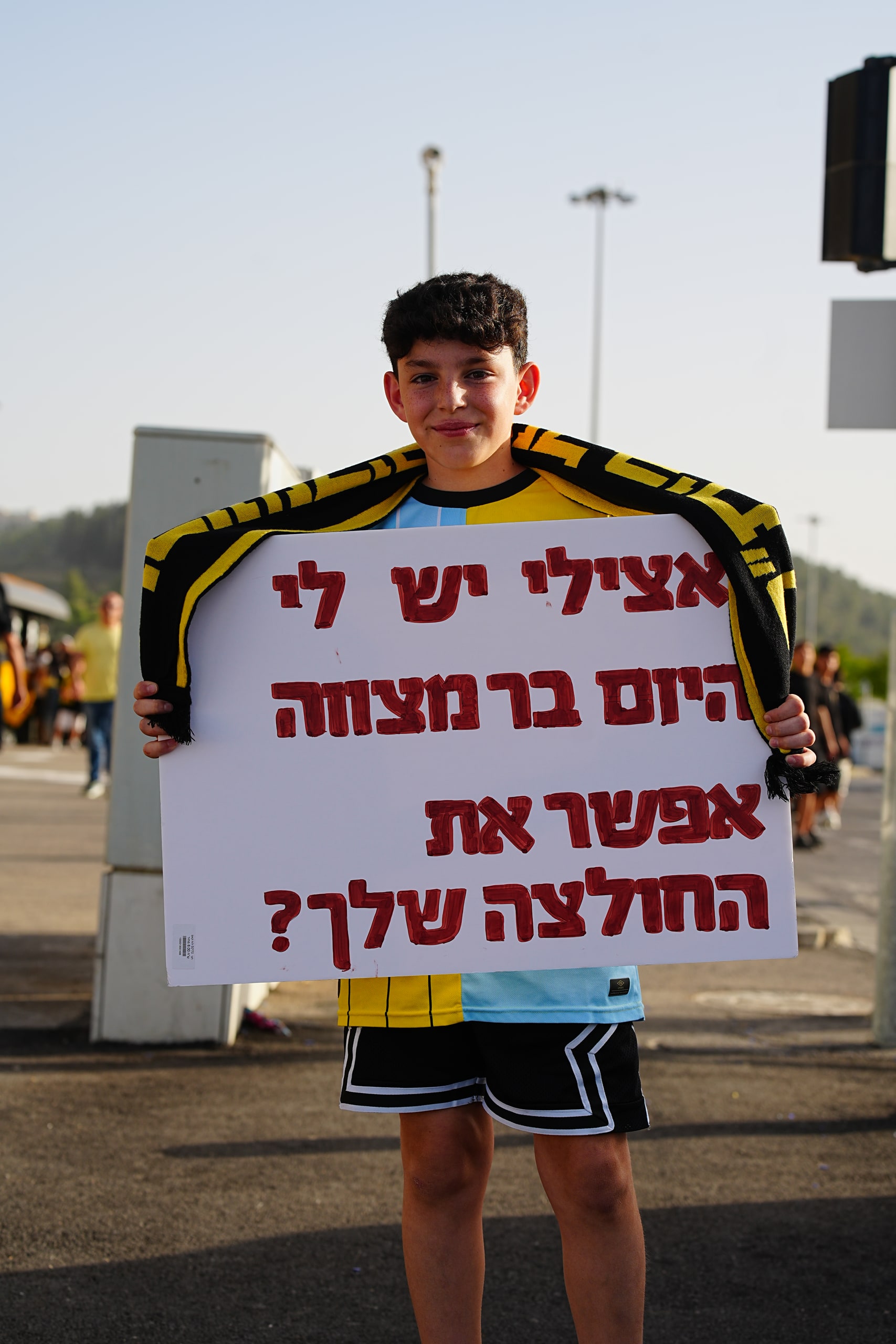 Supporters with flags and scarves